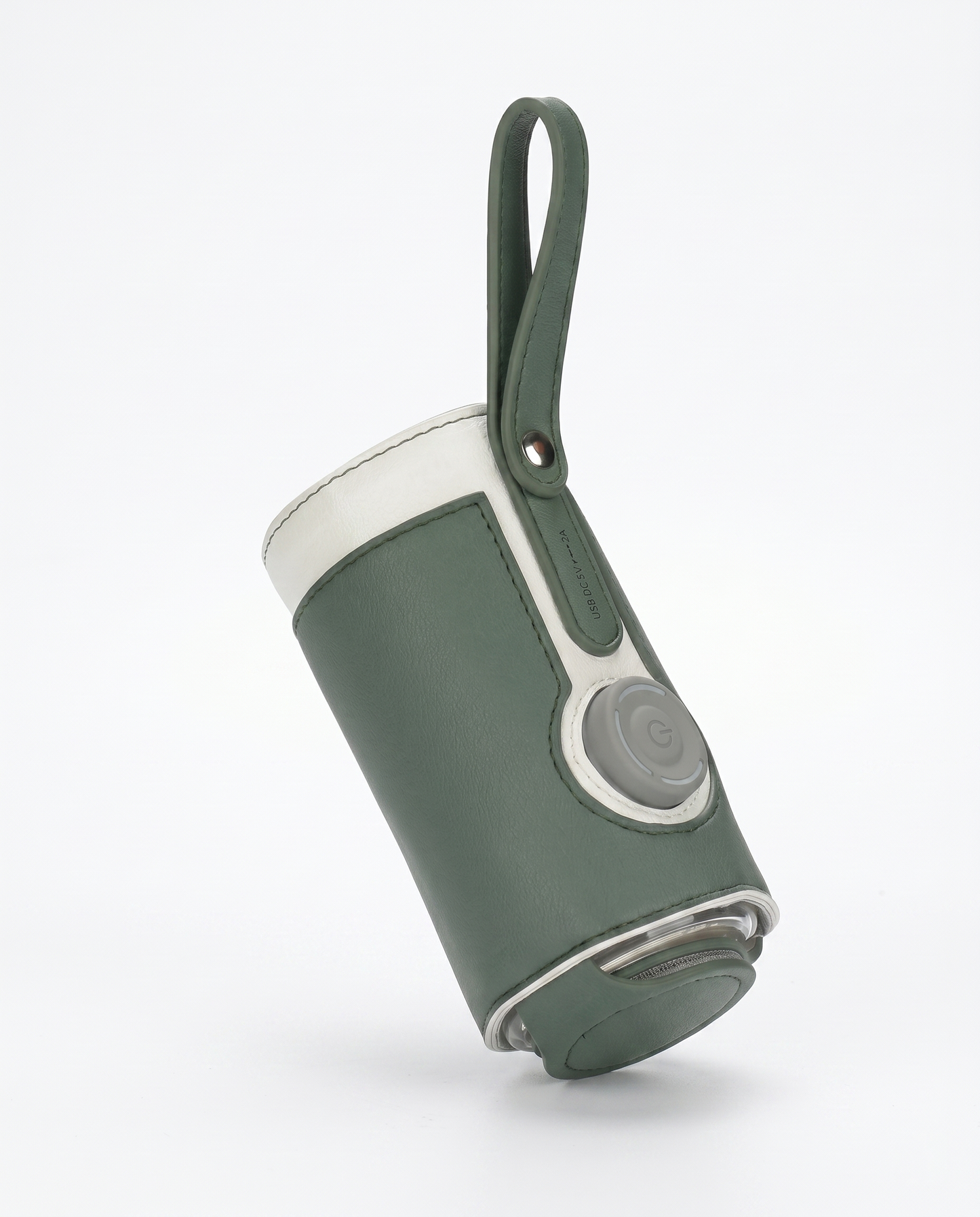 Portable USB baby bottle warmer with 3 heat settings