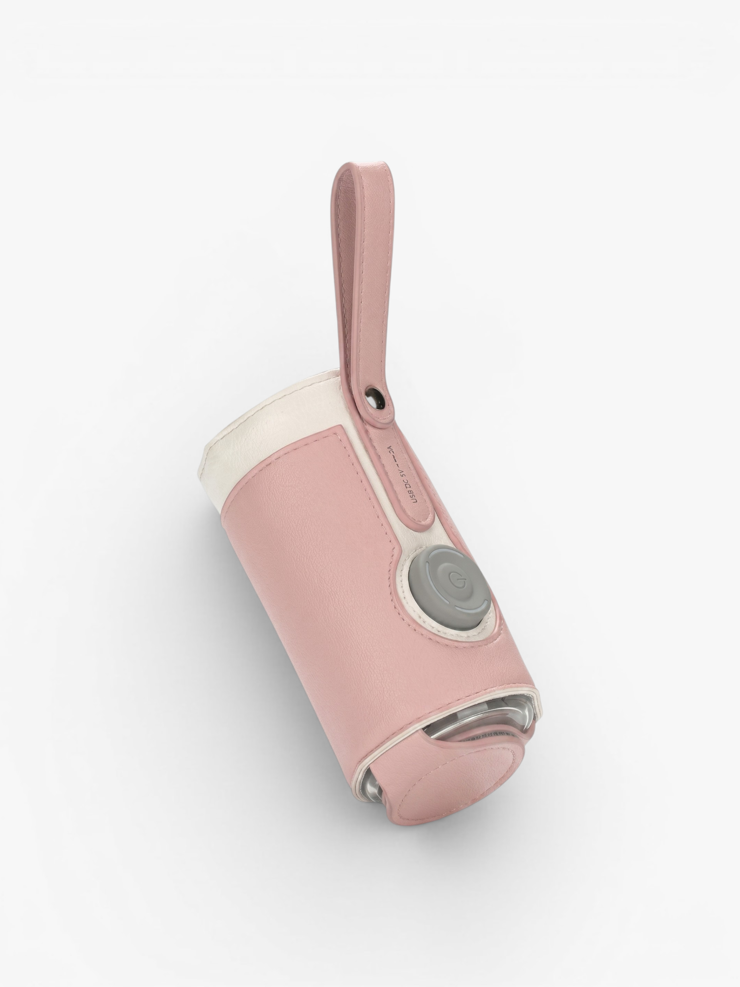 Pink portable USB baby bottle warmer with 3 heat settings | Early Nest Australia